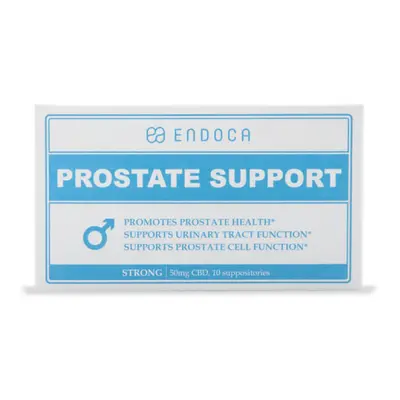 Endoca CBD čípky na podporu prostaty 500 mg, 10 čípků