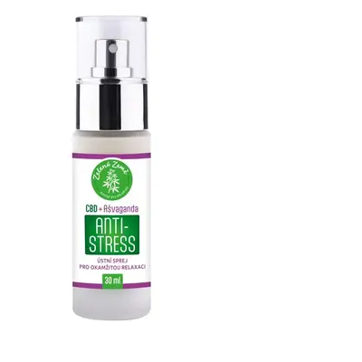 CBD Antistress sprej s ašvagandou, 30 ml, Zelená Země