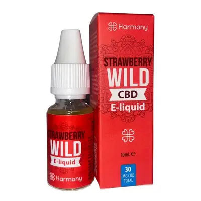 Harmony CBD E-liquid 600 mg, 10 ml, Strawberry Wild