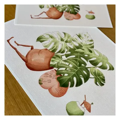 Botanická ilustrace Letní pohodička A5