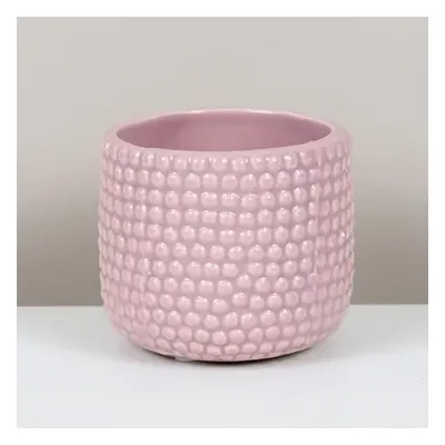 Keramický květináč Bubble light pink 6&nbsp; cm