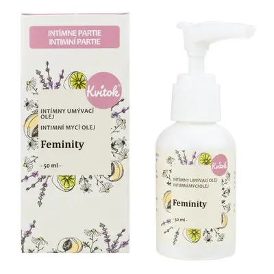 Kvitok – Intimní mycí olej Feminity 50&nbsp;ml