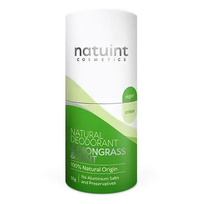 Natuint – Krémový deodorant Citronová tráva a máta 30&nbsp;g