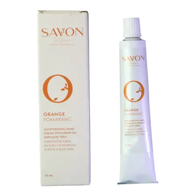 Savon – Hydratační krém na ruce s aloe vera Pomaranč 30&nbsp;ml