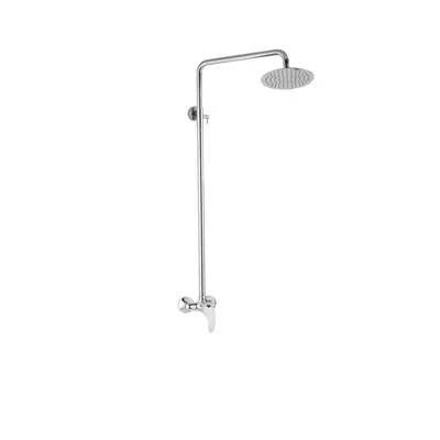 JB Sanitary SLIM SA 56 000 00 6 - Sprchová sestava s baterií 100mm, nerezovou kruhovou sprchou 2