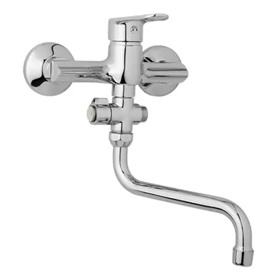 JB Sanitary Finery F10 37 30 - Nástěnná umyvadlová a sprchová baterie 150 mm, otočný přepínač, b