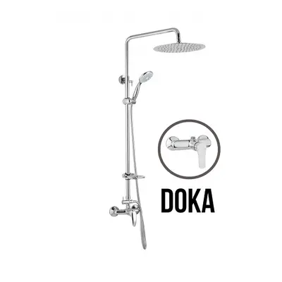 JB Sanitary DOKA SK 61 011 12 6 - Sprchová sestava s baterií 150mm, nerezovou kruhovou sprchou 2