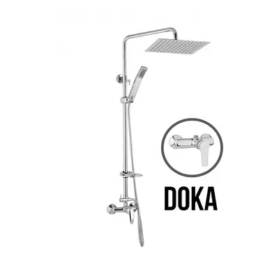 JB Sanitary DOKA SK 61 011 05 2 - Sprchová sestava s baterií 150mm, nerezovou čtvercovou sprchou