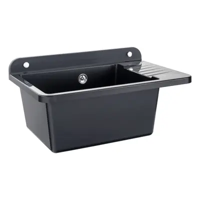 Zelvo Plastová výlevka COMPACT 505 X 345 mm - černá (Zelvo Compact black)