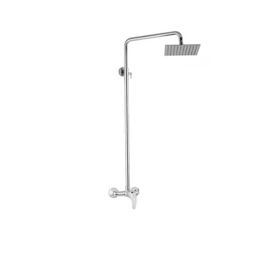 JB Sanitary SLIM SA 61 000 00 5 - Sprchová sestava s baterií 150mm, nerezovou čtvercovou sprchou