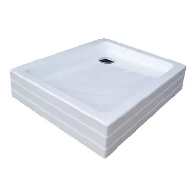 Ravak ANETA 75x90 PU WHITE, obdélníková sprchová vanička 75 x 90 cm