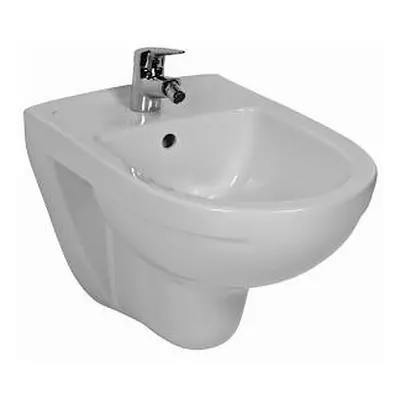 JIKA H8303810003041 - Lyra plus bidet závěsný 53cm s otvorem pro baterii, s postranními otvory, 