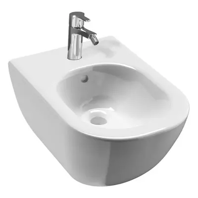 JIKA Mio H8317120003021 - Mio-N bidet závěsný 53 cm s otvorem pro baterii, bez postranních otvor