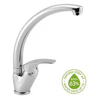 Novaservis Metalia Eco + 57014,0E - dřezová baterie s přepínacím areátorem 5,4 l/14,4l (57014,0