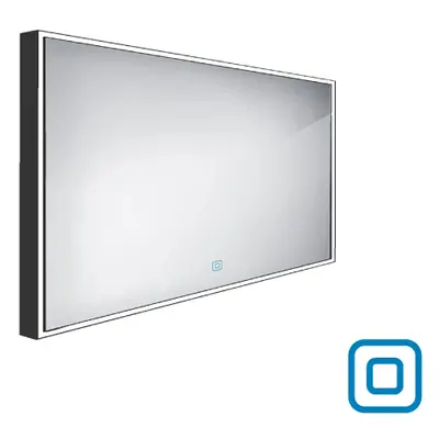 Nimco ZPC 13006V-90 - černé LED zrcadlo 1200x700 s dotykovým senzorem