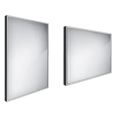 Nimco ZPC 13002-90 - černé LED zrcadlo 600x800