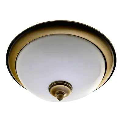 Sapho GLOSTER stropní svítidlo, ø 315mm, 2xE14, 40W, bronz