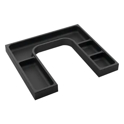 Sapho LINDO "U" organizér 372x36x323mm, plast, antracit