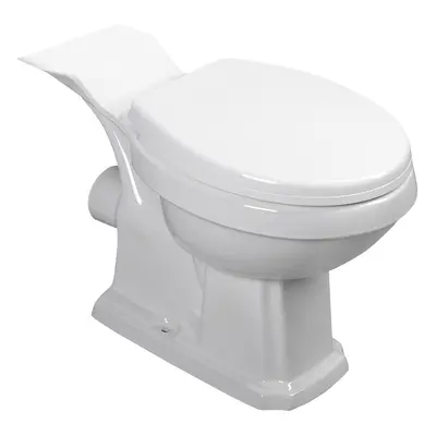 Aqualine ANTIK WC kombi mísa, 35x72 cm, zadní/spodní odpad, bílá