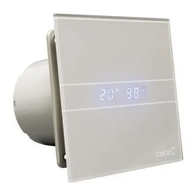 CATA E-100 GSTH koupelnový ventilátor axiální s automatem,4W/8W,potrubí 100mm,stříbr