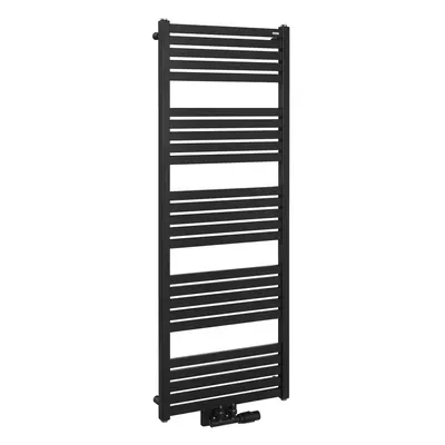 Bruckner GRUNT otopné těleso rovné 500x1330 mm, středové připojení, černá mat