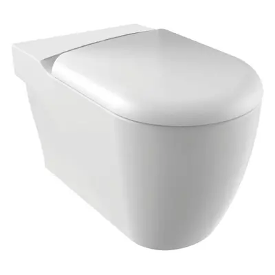 Creavit GRANDE WC mísa XL pro kombi, spodní/zadní odpad, 42x73cm, bílá