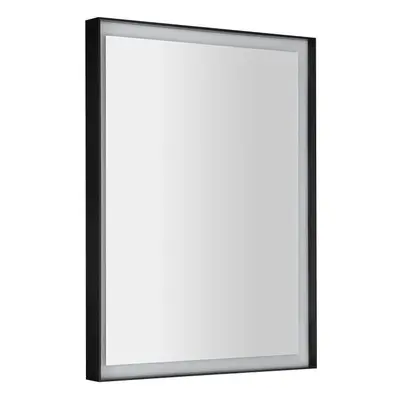 Sapho SORT zrcadlo s LED osvětlením 60x80cm, černá mat