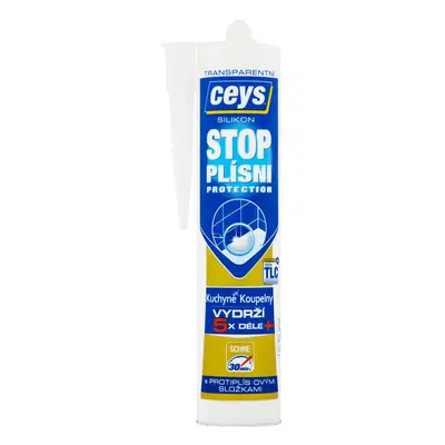 Ceys STOP PLÍSNI, sanitární silikon, 280ml, transparent