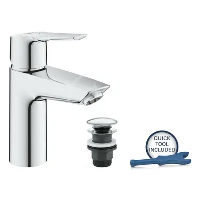 Grohe 23551002 - Umyvadlová baterie s výpustí Push-Open, studený start, chrom