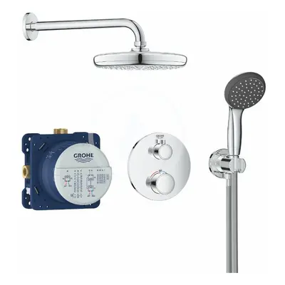 Grohe 34733002 - Sprchový set s termostatem pod omítku, 2 proudy, chrom