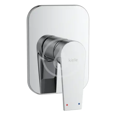 kielle 10223200 - Baterie pod omítku pro 1 spotřebič, s tělesem, chrom