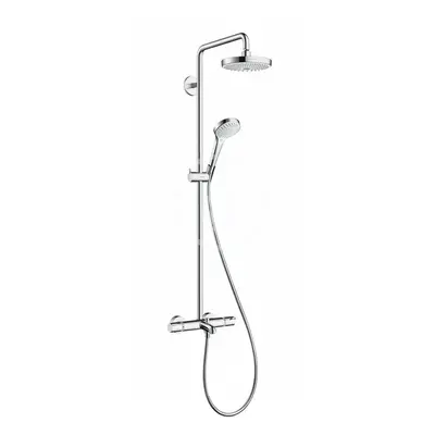 Hansgrohe 27351400 - Vanový set 180 s termostatem Showerpipe, 2 proudy, bílá/chrom