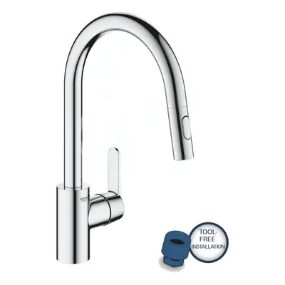 Grohe 31484001 - Dřezová baterie s výsuvnou sprškou, chrom