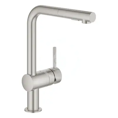 Grohe 30274DC0 - Dřezová baterie s výsuvnou sprškou, supersteel