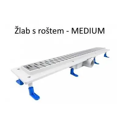 HOPA Odtokový žlab STANDARTline 900 mm do prostoru s roštem Medium