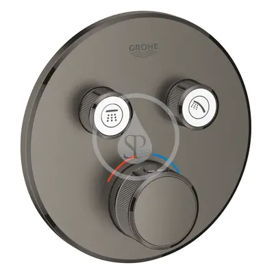 Grohe 29119AL0 - Termostatická sprchová baterie pod omítku, 2 ventily, kartáčovaný Hard Graphite