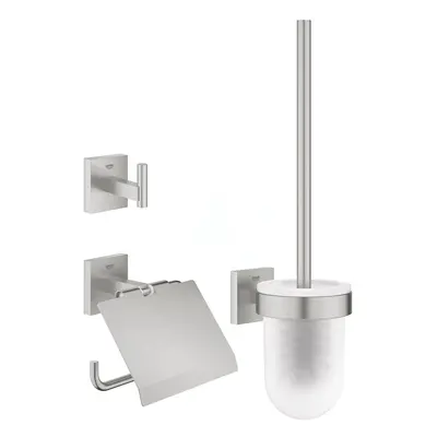 Grohe 41123DC0 - Set doplňků pro toaletu 3 v 1, supersteel