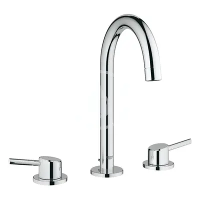 Grohe 20216001 - Umyvadlová baterie s výpustí, 3-otvorová instalace, chrom