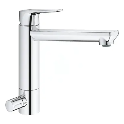 Grohe 31696000 - Dřezová baterie s uzavíracím ventilem, chrom