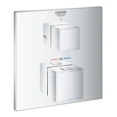 Grohe 24154000 - Termostatická baterie pod omítku pro 2 spotřebiče, chrom