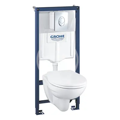 Grohe 39192000 - Set předstěnové instalace, klozetu a sedátka, softclose, tlačítko Skate Air, ch