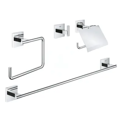 Grohe 41115000 - Set koupelnových doplňků 4 v 1, chrom