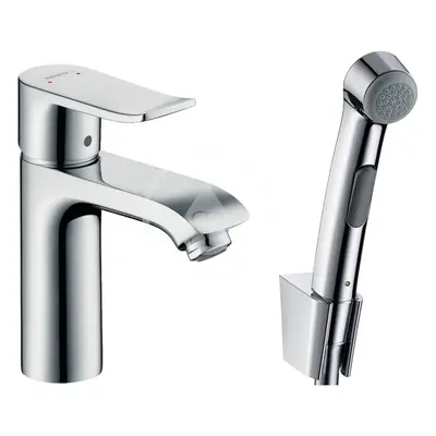 Hansgrohe 31285000 - Umyvadlová baterie s ruční sprchou Bidette, s výpustí, chrom