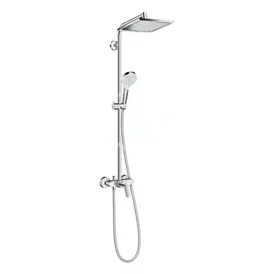 Hansgrohe 27284000 - Sprchový set Showerpipe E 240 s baterií, chrom