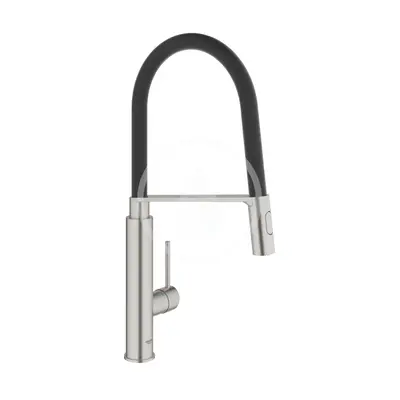 Grohe 31491DC0 - Dřezová baterie s flexibilním ramenem s přepínačem, supersteel