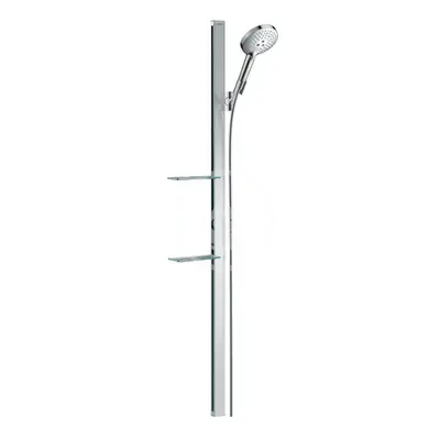 Hansgrohe 27647000 - Sprchová souprava Select S 120, 3 proudy, EcoSmart 9 l/min, tyč 1,50 m, chr