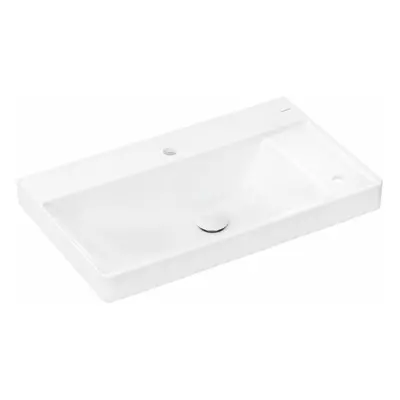 Hansgrohe 61025450 - Umyvadlo 80x48 cm, bez přepadu, 2 otvory pro baterii, SmartClean, bílá