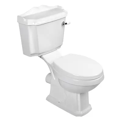 Aqualine ANTIK WC kombi, retro, spodní/zadní odpad, bílá