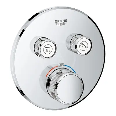 Grohe 29119000 - Termostatická sprchová baterie pod omítku, 2 ventily, chrom