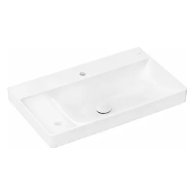 Hansgrohe 61031450 - Umyvadlo 80x48 cm, bez přepadu, 2 otvory pro baterii, SmartClean, bílá